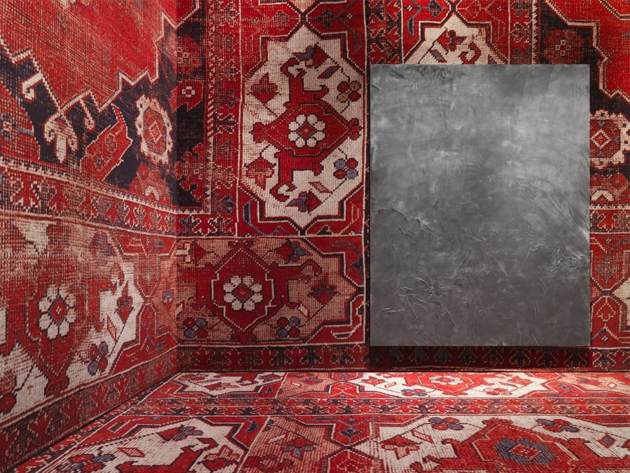 Rudolf Stingel, Untitled, 2012 Installation view at Palazzo Grassi Oil and enamel on canvas. 300 x 242 cm. Collection of the artist. Photo: Stefan Altenburger. Courtesy of the artist.
