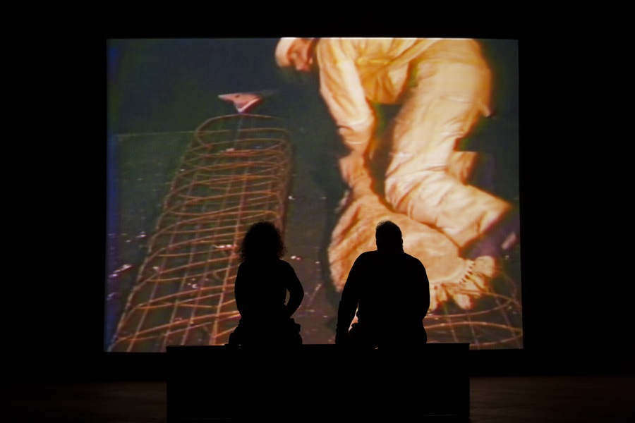 Mike Kelley The Banana Man, 1983 Electronic Arts Intermix, New York All Mike Kelley works © Estate of Mike Kelley. All rights reserved. Courtesy Fondazione HangarBicocca, Milan Installation view at HangarBicocca, Milan, 2013 Photo Agostino Osio
