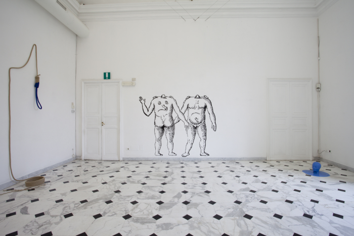 Julieta Aranda, If a body meet a body villa croce, Genova 9 maggio-30 giugno 2013 courtesy Villa Croce photo Gaia Cambiaggi