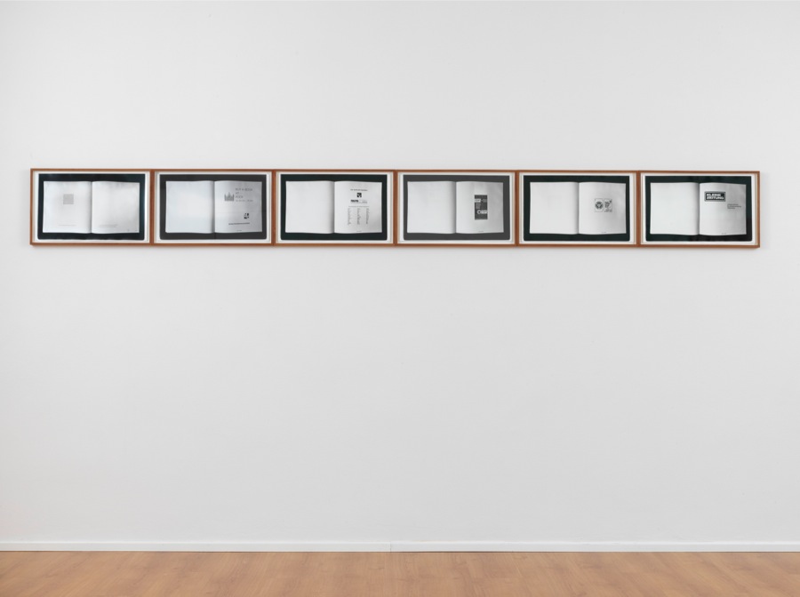 Goran Trbuljak, Malerwochen, 1972/1973, series of 6 b/w photographs, cm.30, 3x50, 6 each, Ed.of 2, Courtesy P420, Bologna