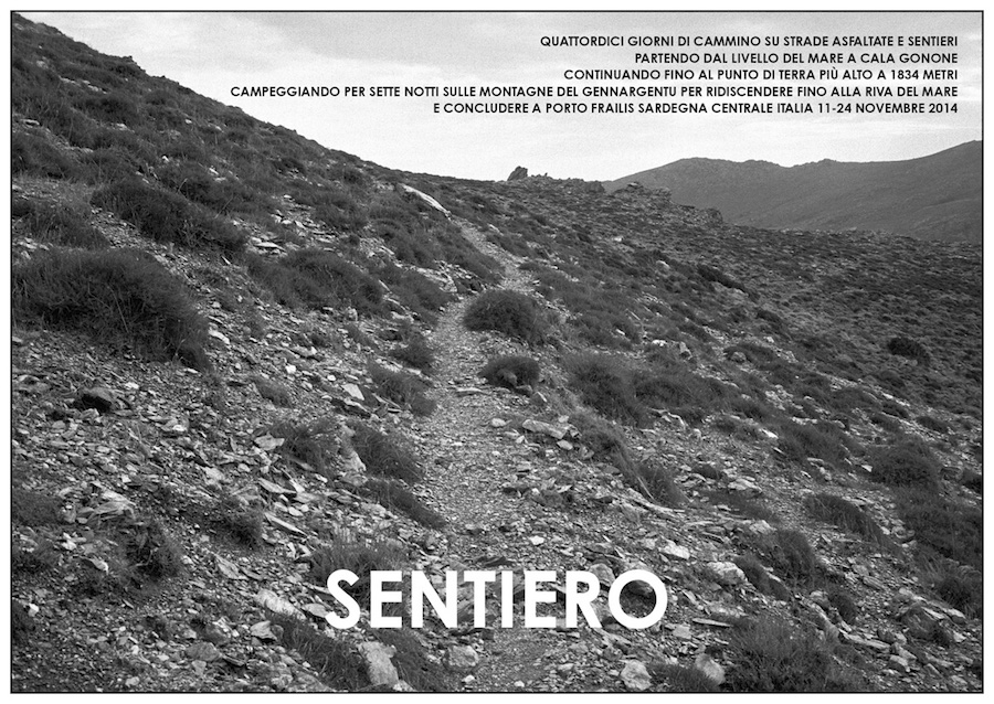 Canto di strada, Hamish Fulton, Micheal Hopfner, Man, 2015.