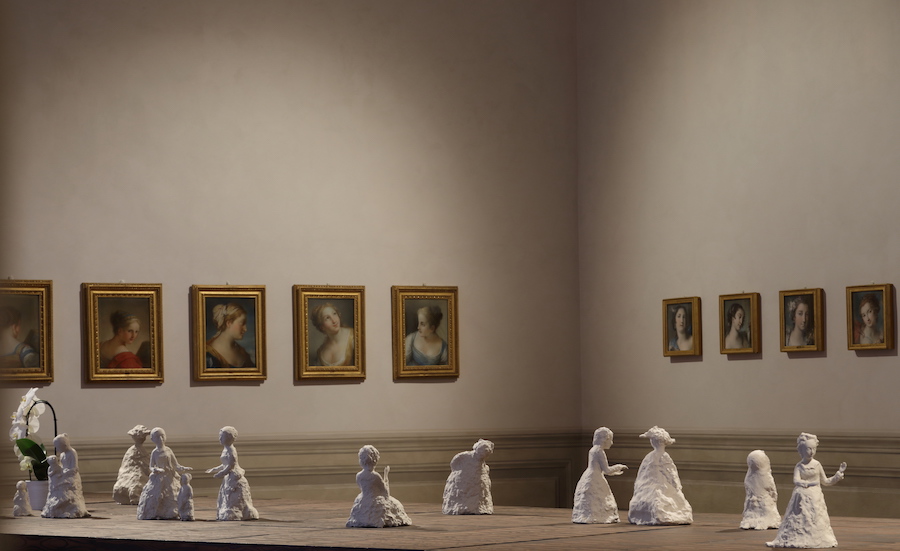 B. Luti - Rosalba Carriera - Kiki Smith - Foto Alberto Novelli - Installation view at Gallerie Nazionali di Arte Antica - Palazzo Barberini, Roma
