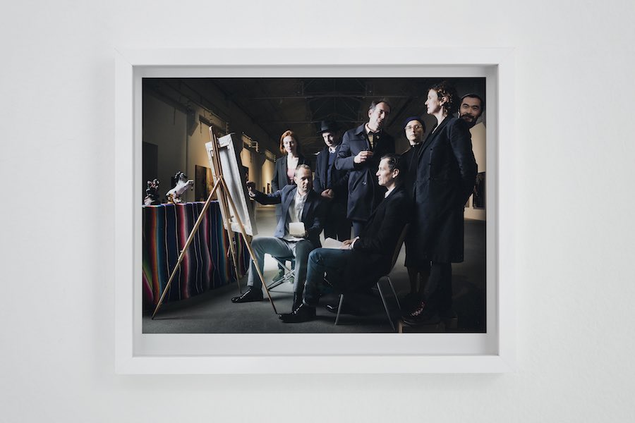 Christian Jankowski, Fantin-Latour - Tableau Vivant, 2018, photo print, 20x30 cm - photo Filippo Armellin