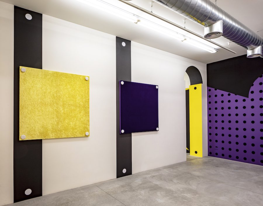 Wormhole, 2019, curated by Samuel Gross, environmental installation. Courtesy Francesco Pantaleone Arte Contemporanea Milano. PH Marco Beck Peccoz
