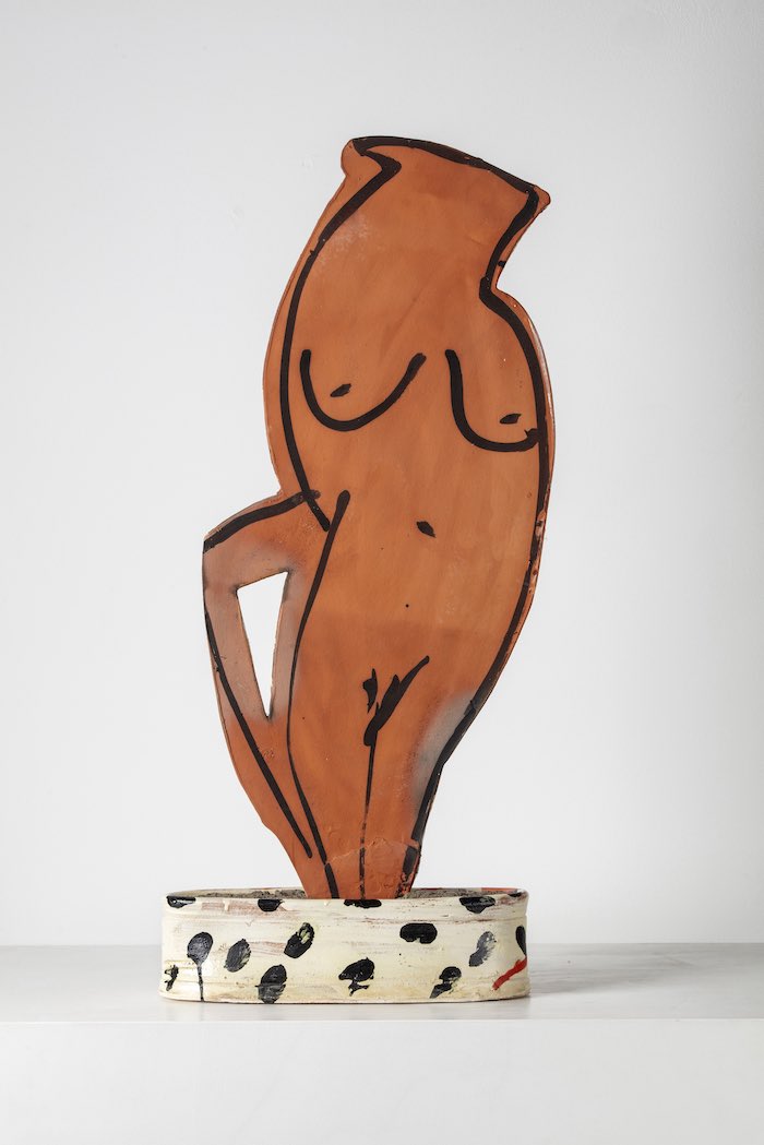 Betty Woodman, Venus #5, 2013, 79x34x10 cm, Courtesy of Charles Woodman, The Estate of Betty Woodman and David Kordansky Gallery