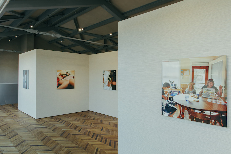 Exhibition view of “Surrogati. Un amore ideale” - Osservatorio Fondazione Prada, 2019 - Photo Mattia Balsamini - Courtesy Fondazione Prada / Elena Dorfman from “Still Lovers”
