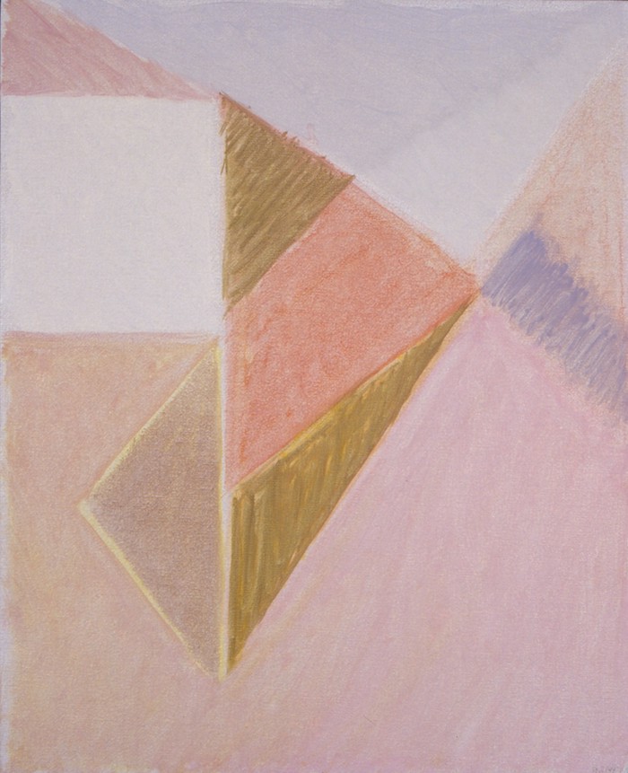 Saverio Rampin, Senza Titolo, 1976, olio su tela - - Courtesy Galleria Michela Rizzo