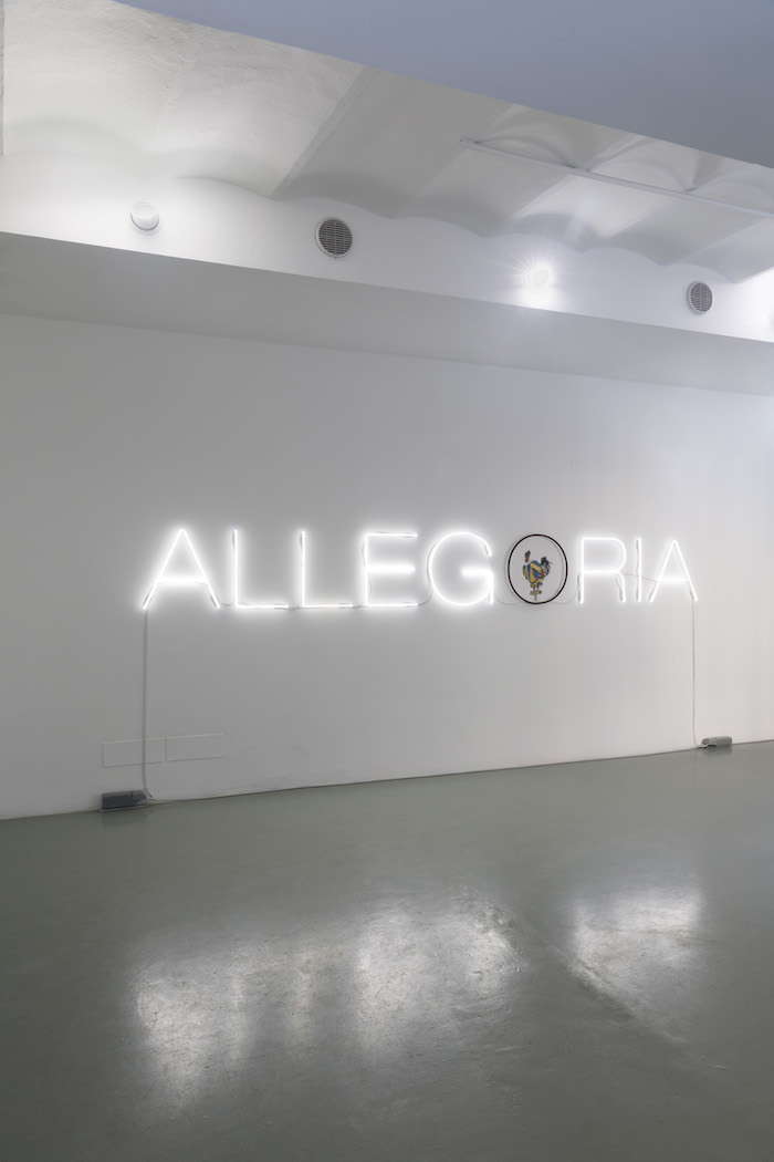 Pietro Roccasalva The Wooden O 2015 neon,   legno,   una giornata d’affresco 60 x 495 cm ZERO...,   Milano