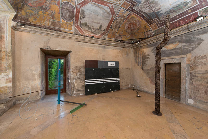 Installation View,   Liulca - Bainbridge,   Sala Della Caccia,   GRANPALAZZO,   Zagarolo,   2015 Foto Giorgio Benni