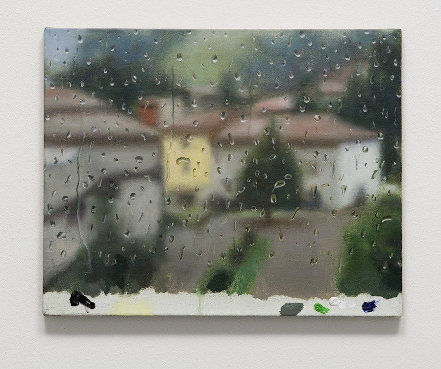 Luca Bertolo,   Il paesaggio di Sabrina (Marzabotto),   2015 oil on canvas / olio su tela cm 40 x 50