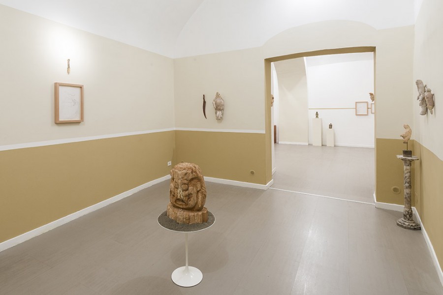 Evgeny Antufiev,   Fusion and Absorption,   2015,   installation view at z2o Sara Zanin Gallery,   Rome - Courtesy z2o Sara Zanin Gallery,   Rome - Ph. Sebastiano Lucia