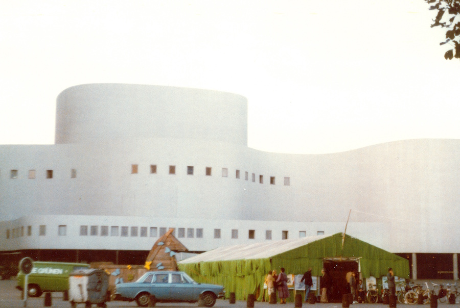 Das Grüne Zelt der Grünen Düsseldorf,   1980,   13 x 18,  5 cm cad. Courtesy Archiv Grünes Gedächtnis