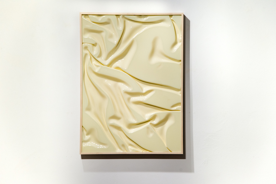 Vanessa Safavi Hands Bite 2017 Silicone and frame 82,5 x 68,5 cm