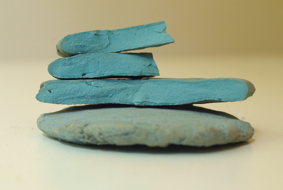 Sigrid Holmwood, Roasted Mayan, Mayan blue pigment made from woad (Isatis tinctoria)