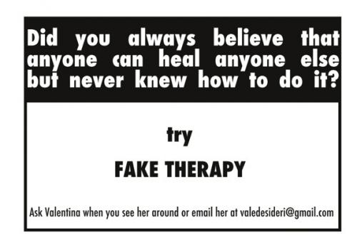 Valentina Desideri - Fake therapy