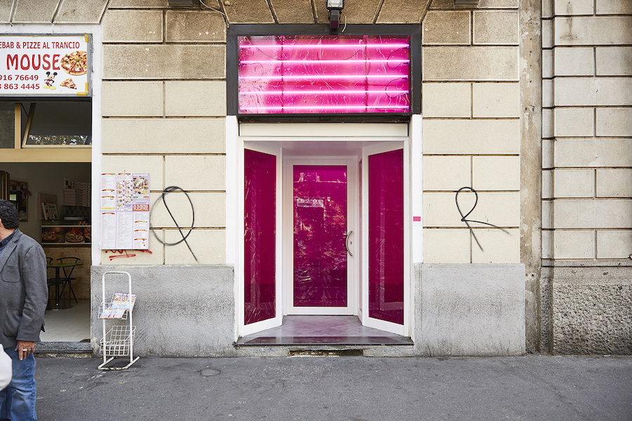 Marco Giordano - Pathetic Fallacy - Il Colorificio, Milano 2017 -  Esterno
