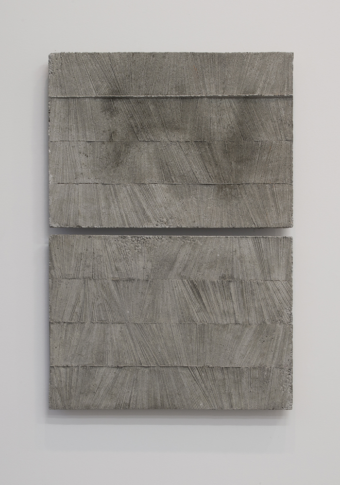 Luca Monterastelli, As Bloodstreams Need Dirt, reinforced concrete, cm 124x85x7, 2017 - Galleria Lia Rumma, Milano