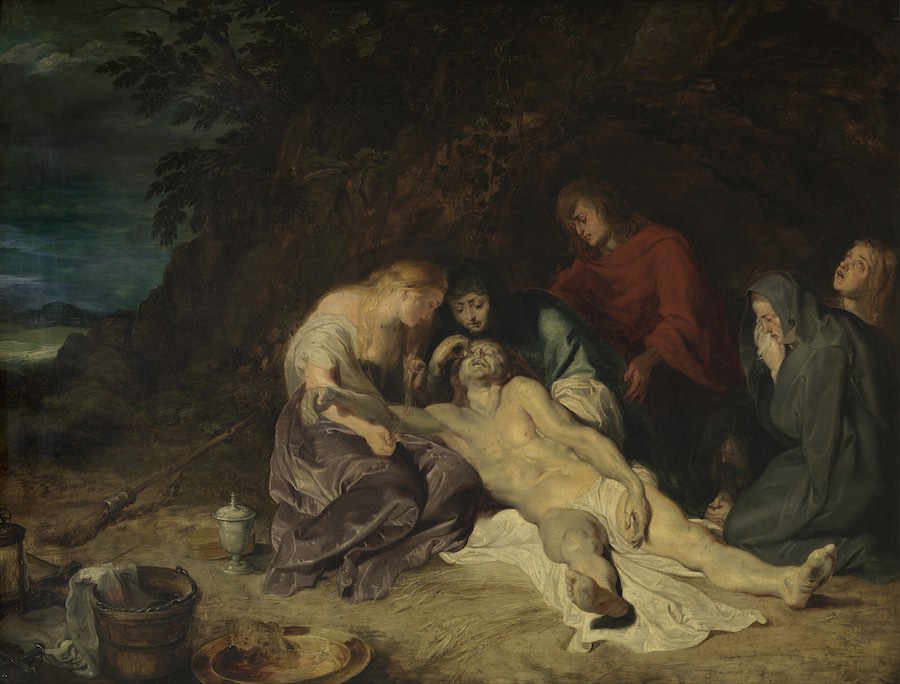 Peter Paul Rubens The lamentation over the dead Christ with St. John and the Holy Women, 1614 olio su tavola, 73 x 55 cm Royal Museum of Fine Arts Antwerp © www.lukasweb.be - Art in Flanders vzw, photo Hugo Maertens