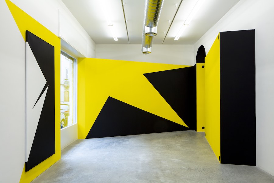 Wormhole, 2019, curated by Samuel Gross, environmental installation. Courtesy Francesco Pantaleone Arte Contemporanea Milano. PH Marco Beck Peccoz
