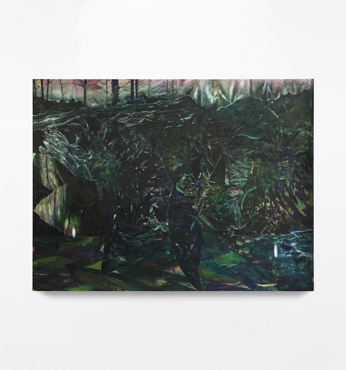 Brucia Luce, 184,05x250cm, olio e acrilico su tela,2018.